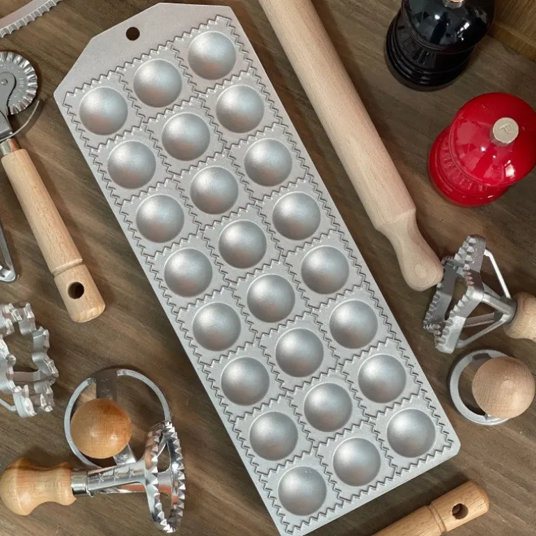 Bandeja 24 raviolis redondos