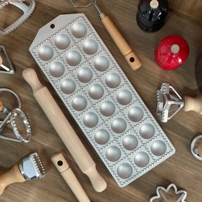 Bandeja 24 raviolis redondos