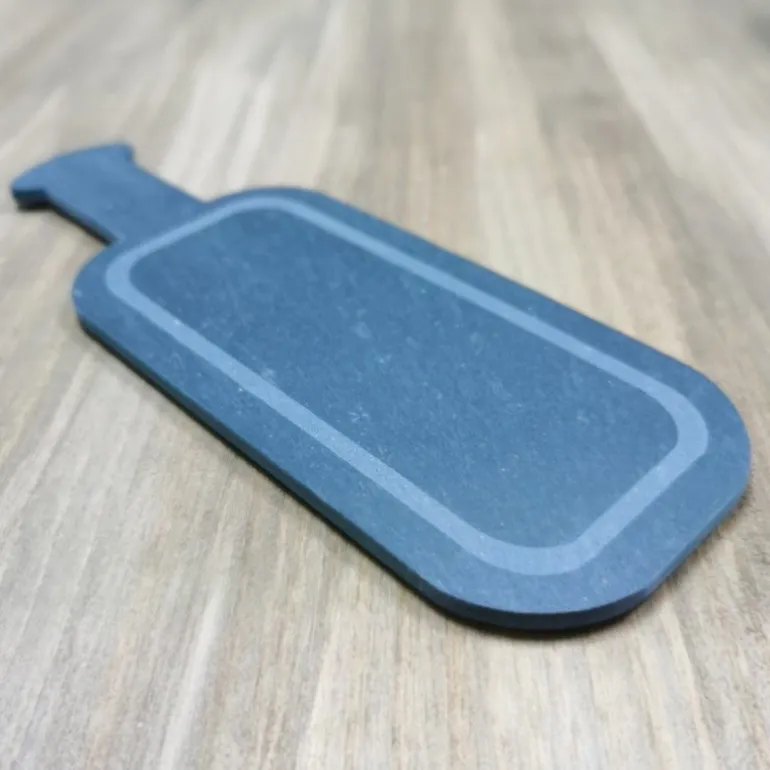 Bandeja de pizarra para degustacion rectangular