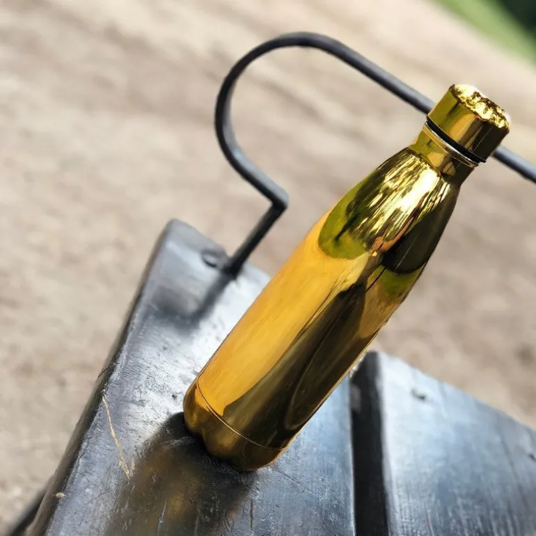 Botella termo 500 Ml color oro