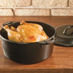 Cacerola de hierro con tapa Lodge