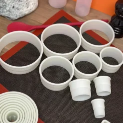 Cortapastas profesional redondo liso (9 uds)