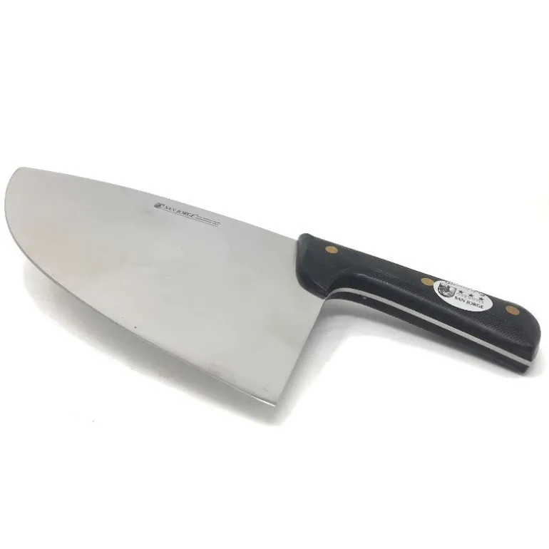 Cuchilla de media luna chuletera