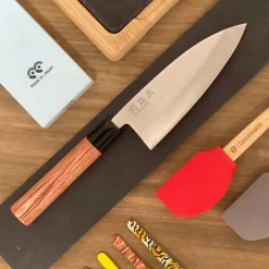 Cuchillo Deba Seki Magoroku Redwood Kai 15 Cms