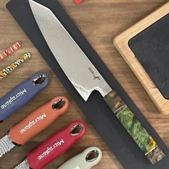 Cuchillo Kiritsuke Inari Damascus Abedul