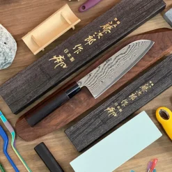 Cuchillo Santoku 16 cms Tojiro Shippu Black