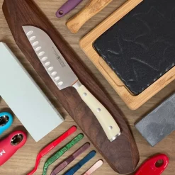 Cuchillo Santoku Wusthof Ikon Creme