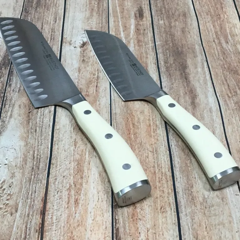 Cuchillo Santoku Wusthof Ikon Creme