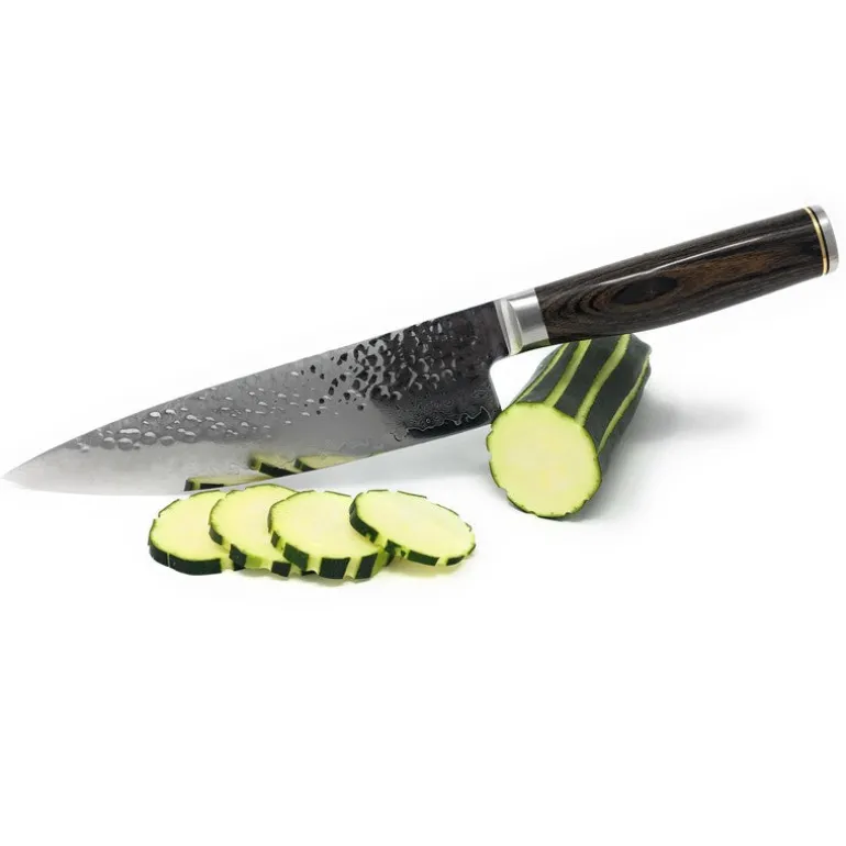 Cuchillo shun premier cebollero y funda de madera