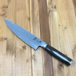 Cuchillo shun premier cebollero y funda de madera