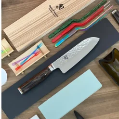 Cuchillo shun premier santoku 14 cms