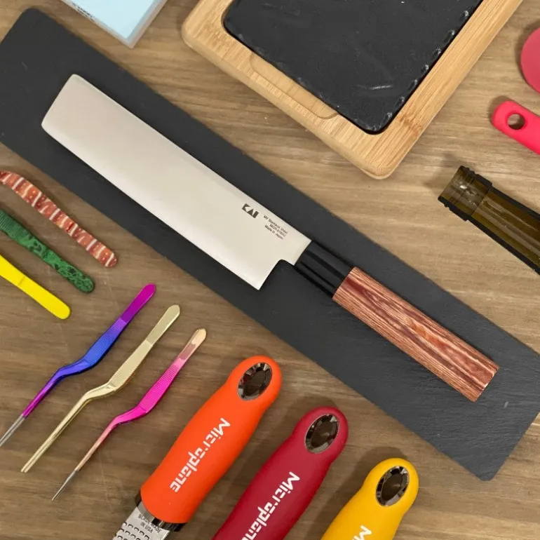 Cuchillo Usuba Seki Magoroku Redwood Kai 17 Cms