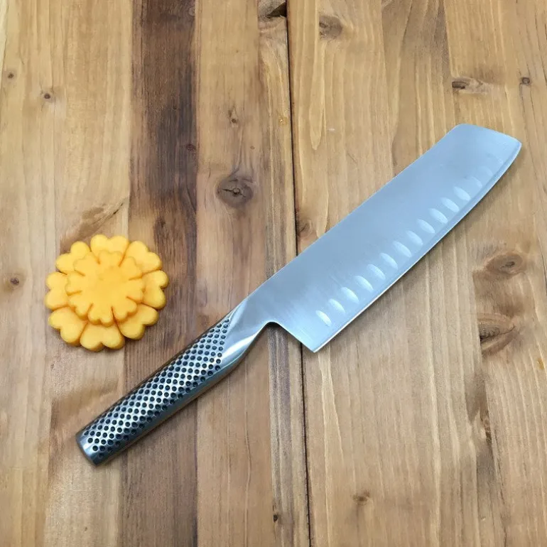 Cuchillo vegetales global 18 cms hoja G-81 alveolado