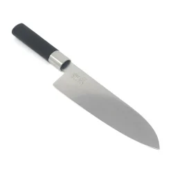 Cuchillo Wasabi Black Santoku 16 Cms