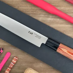 Cuchillo Yanagiba Seki Magoroku Redwood Kai