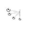 Juego 4 cucharas medidoras inox