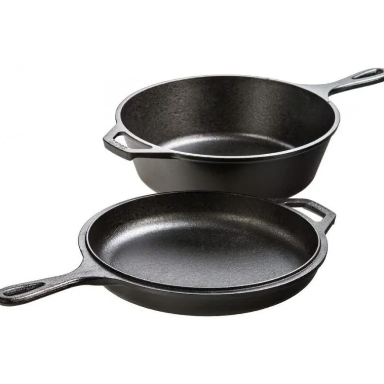 Juego 2 sartenes Hierro fundido Lodge 26 Cms