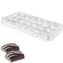 Molde para hacer bombones forma ondulada Lacor