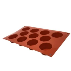 Molde silicona forma muffin 11 cavidades