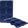 Molde silicona muffin 6 cavidades