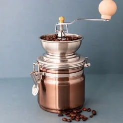 Molinillo para cafe cobre