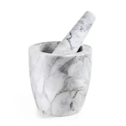 Mortero de cocina de marmol