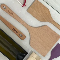 Pala para pescado de madera de haya 30 cms