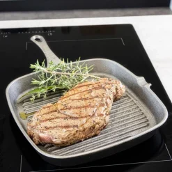 Parrilla Gril cuadrada hierro fundido KitchenCraft