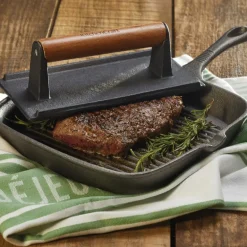 Parrilla Gril cuadrada hierro fundido KitchenCraft