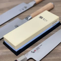 Piedra para afilar cuchillos doble 240 y 1000 granos