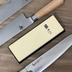 Piedra para afilar cuchillos doble 240 y 1000 granos