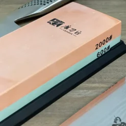 Piedra para afilar cuchillos doble 600 y 2000 granos