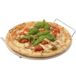 Piedra para pizza con soporte