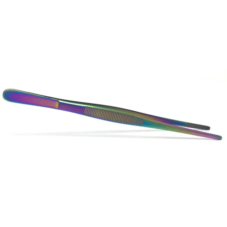 Pinza de cocina irisada 20 Cms
