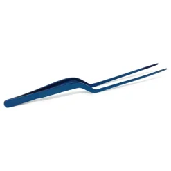 Pinza para emplatar titanio Azul