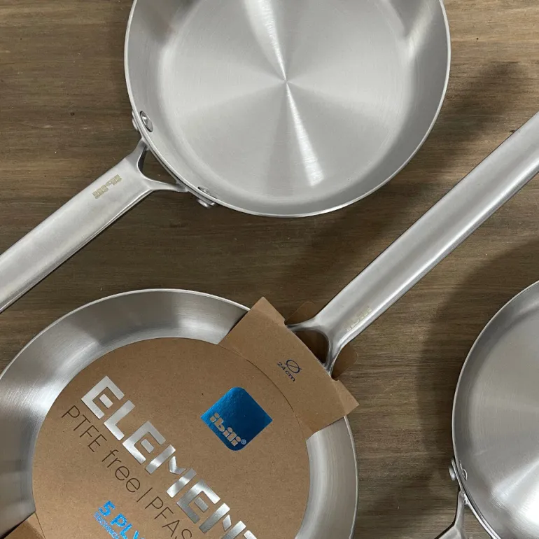 Sarten de acero inox 5PLY Element de Ibili