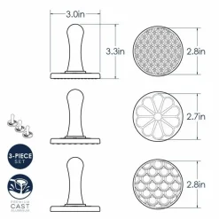 Sellos para galletas Heirloom de Nordic Ware