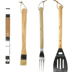 Set 4 utensilios de barbacoa