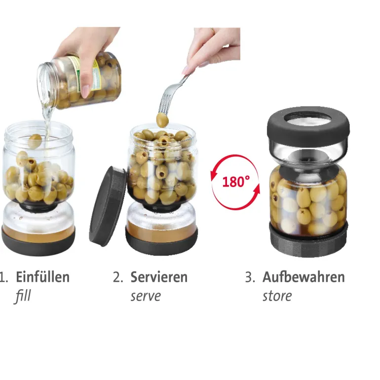 Tarro escurridor para encurtidos