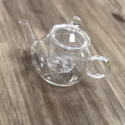 Tetera de cristal con filtro